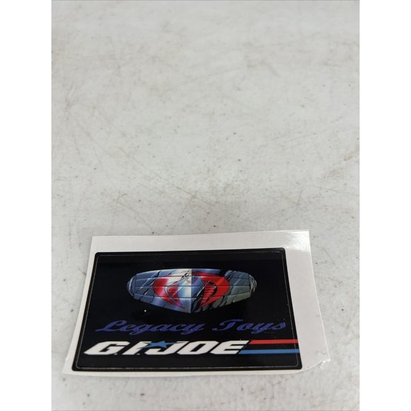 VTG GI Joe Legacy Toys sticker unused - Picture 1 of 7